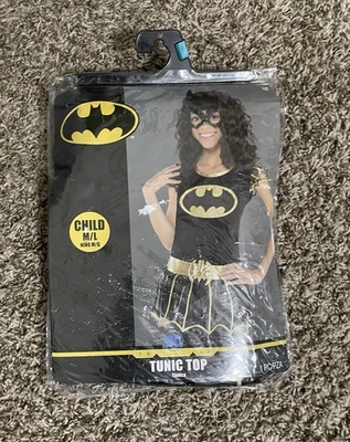 DC Child Tunic Top Batgirl Shirt Batman Costume DressUp Size M/L New - Image 1 of 3