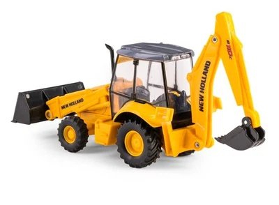 Mini New Holland B110CTractor Construction Vehicle Toy Model Diecast NewRay 1:64 - Image 1 of 4
