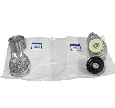 OEM For Volvo VNL D13 10.8L 11.9L 12.8L 14.9L Belt Tensioner & Idler Pulley Set Foto 1 de 4