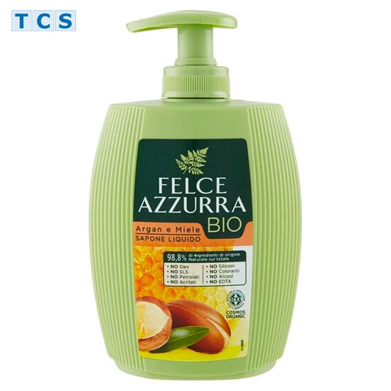 FELCE AZZURRA BIO Sapone liquido Flüssigseife Argan & Honig, 300 ml - Bild 1 von 1