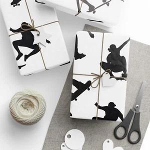 Papel de envolver regalo ecológico decorativo premium Skateboarders X Games - Imagen 1 de 17