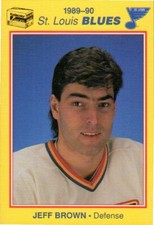 Jeff Brown 1989-90 St. Louis Blues Kodak
