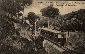 Eisenbahn ~1920 Railway Funicular Vallvidrera Espana Spanien Barcelona Spain - Picture 1 of 2