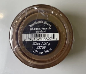 bareMinerals Escentuals Glimmer ~GOLDEN EARTH ~ ~New~.57g ~DISCONTINUED~ - Picture 1 of 1