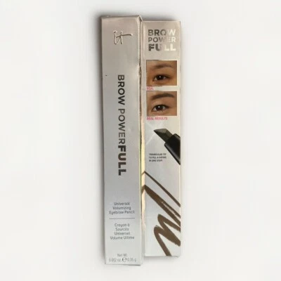 (1) IT Cosmetics Brow PowerFULL Universal TAUPE Eyebrow Pencil 0.012/.35g - Image 1 of 4