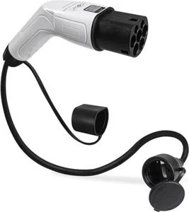 Elektroauto 16A Typ 2 Ladeseitenstecker auf Schuko-Buchse EV-Ladeadapter - Bild 1 von 5