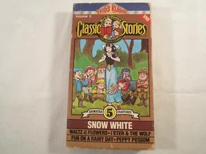 VHS Tape 1986 KIDS KLASSICS Vol 5 SNOW WHITE [10B4] - Picture 1 of 2
