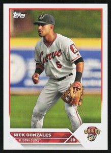 2023 Topps Pro debut NICK GONZALES #PD-179  Baseball  Altoona Curve