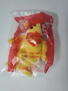 Golden Arches The Bear Mcdonalds Beanie Baby NOS - Picture 1 of 3