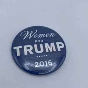 Women For Trump President 2016 Political Campaign Button Pin 2.25 - Picture 1 of 3