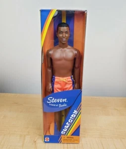 Barbie Surf City Steven muñeca afroamericana Mattel 2000 #28423 NRFB - Imagen 1 de 14