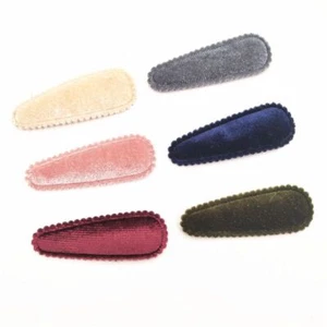 Hairclip Cover Appliques - Multicolor Felt Fabric Oval Patches Appliques 60pcs - Picture 1 of 19