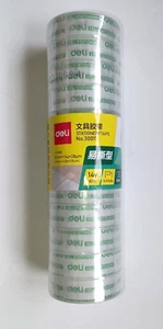 12 Rolls Stationery Super Sticky Transparent Tape-DELI Stationary - Picture 1 of 1