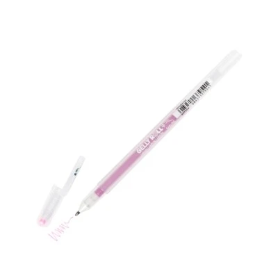 37954 Sakura Gelly Roll Pen Stardust Gel Pen, Pink Star, 0.5mm, Box of 12 - Image 1 of 2