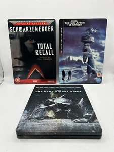 Bundel Of 3 Film Steelbooks 2 DVD & 1 Blu-Ray *SEE DISC* - Imagen 1 de 15