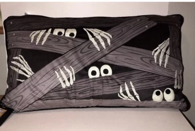 Spooky Skeleton Down Alternative Decorative Pillow By Cynthia Rowley - Image 1 of 4