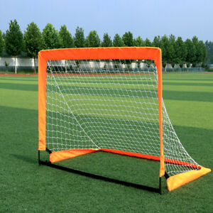 1.2 x 0.8M Portable Kids Soccer Goal Net Quick Set-up for Backyard Soccer