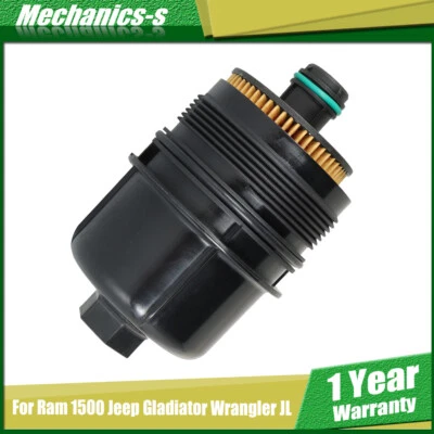 Filtro de aceite de motor 68507598AA para Ram 1500 Jeep Gladiator Wrangler JL 3,0 L Foto 1 de 4