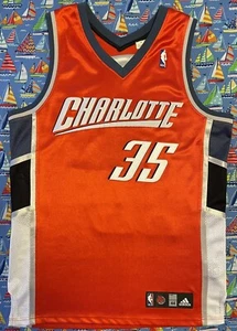 Camiseta deportiva de baloncesto auténtica Adidas NBA Charlotte Bobcats Adam Morrison - Imagen 1 de 6