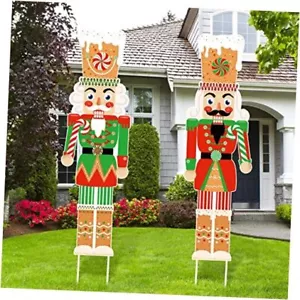 2 Stück Outdoor Nussknacker Weihnachtsdeko groß Weihnachten Klassiker - Bild 1 von 8