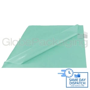 100 SHEETS OF BABY BLUE COLOURED ACID FREE TISSUE PAPER 500 x 750mm HIGH QUALITY - Picture 1 of 5