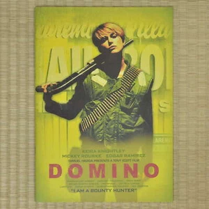 Programa de películas Domino Japón 2005 Keira Knightley Tony Scott Mickey Rourke - Imagen 1 de 5