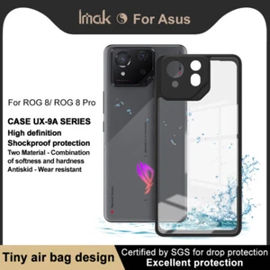 IMAK Para Asus ROG Teléfono 8 Pro Lujo Marco Suave Placa Inferior Bolsa de Aire Estuche Cubierta - Imagen 1 de 11