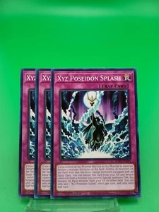 3x Xyz Poseidon Splash 1. Auflage Common ROTA-DE069 Yu-Gi-Oh! - Bild 1 von 2