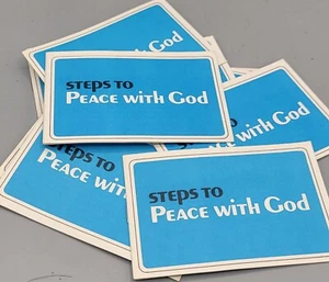 10 Billy Graham Evangelistische Religion Schritte zum Frieden mit Gott Broschüre Broschüren  - Bild 1 von 5