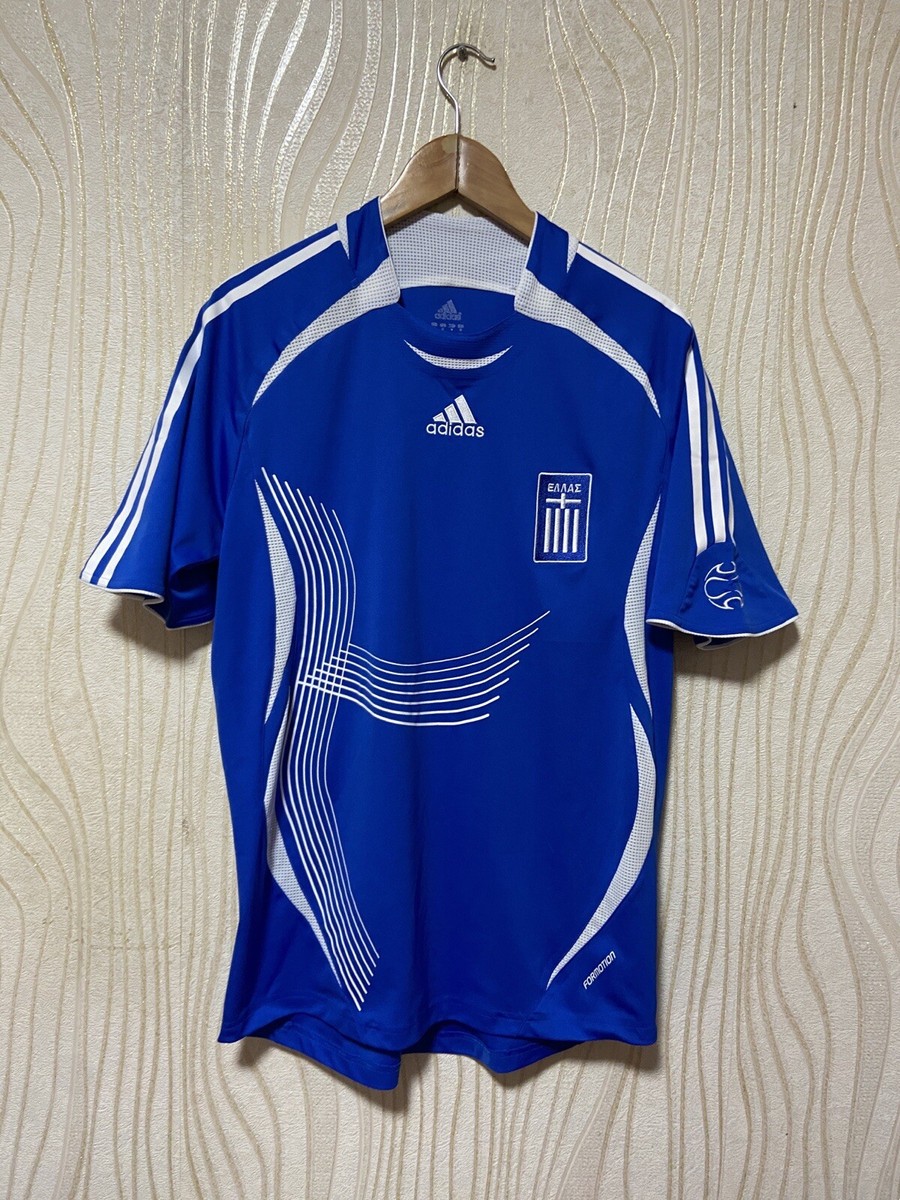 00s adidas \"GREECE ギリシャ代表 Home \" GREECE 2008 2009 AWAY FOOTBAL SHIRT SOCCER JERSEY ADIDAS
