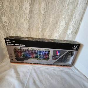 Realtree Bow gaming keyboard, certified, phone slot,magnetic wrist rest, led lit - Picture 1 of 12