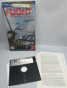 Flight Simulation Games Flight Path 737 Jump Jet Commodore 64 Vintage 1987 - Picture 1 of 6