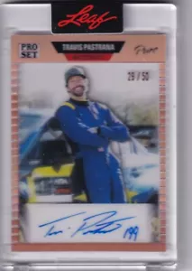2023 Leaf Pro Set Puro Sport Base TRAVIS PASTRANA AUTO 29/50 Firmato Autografo - Foto 1 di 1