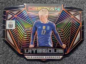 2023-24 PANINI OBSIDIAN ALEJANDRO GARNACHO VITREOUS ORANGE ELECTRIC ETCH/99 - Picture 1 of 2