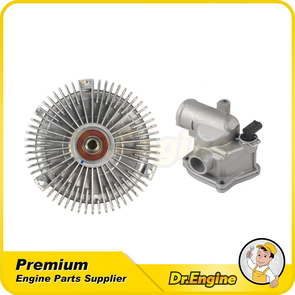 Fan Clutch w/Thermostat Set Fit 04-06 Dodge Sprinter 2500 3500 2.7L DIESEL - Image 1 of 4