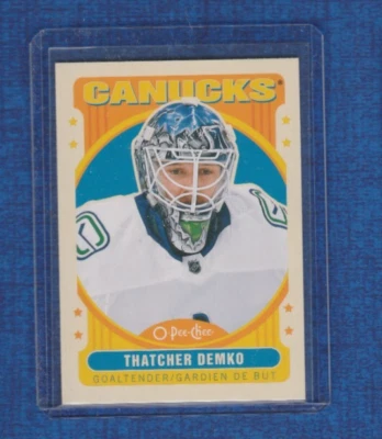 2021-22 OPC O-pee-chee Hockey RETRO # 354 Thatcher Demko - Image 1 of 2