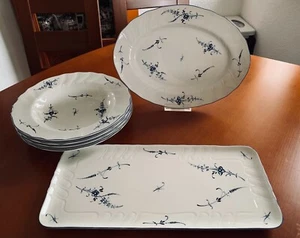 Villeroy Boch VITRO-Parcelaine Vieux Tafel Set Porzellan 6 tlg Teller Platte neu - Bild 1 von 6