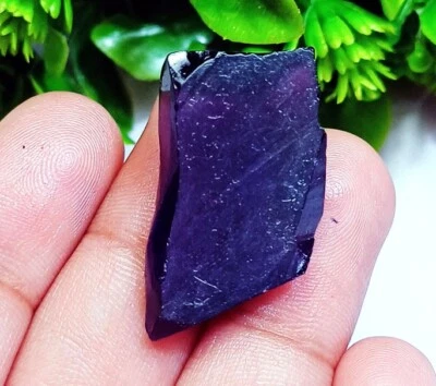 Violet Zircon Cambodian Rough 58+ Ct Loose Gemstone For Sale - Image 1 of 4