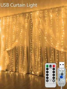 Ghirlanda LED USB 8 Modalità con Telecomando Decorazione Matrimonio e Natale - Foto 1 di 27