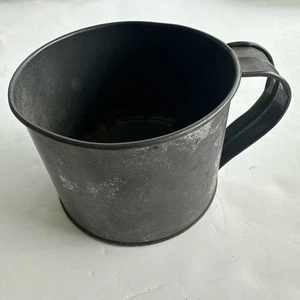 Vintage Tin Cup Rustic Kitchen Decor Mug $.23 Price On Bottom - Picture 1 of 7