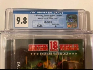 🌀 9.8 A+ SEALED 🌀 18-Wheeler: American Pro Trucker 🌀 SEGA Dreamcast 🌀 2001  - Picture 1 of 3