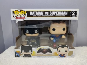 Funko Pop Heroes Batman vs Superman Metallic 2 Pack Toys R Us Exclusive - Bild 1 von 12