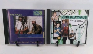 King Platypus CD Lot - Transcendental Vaudeville & Life's a Mess Let's Dance - Foto 1 di 7