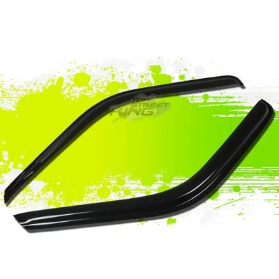 DARK TINTED WINDOW VISOR/WIND DEFLECTOR VENT RAIN SHADE FOR 88-94 GMC C/K SERIES - Image 1 of 4