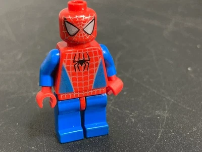 Lego Marvel Spider-Man 1 Minifigure Silver Webbing Blue Arms 4851 4852 - Image 1 of 4