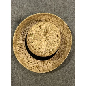 Raffia Hut breite Krempe innen ist 22,5 cm um - Bild 1 von 4