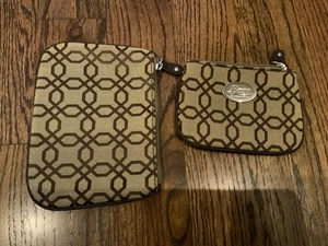 heritage collection by GH Bass wallet set interlock geometric pattern y2k hip - Picture 1 of 6