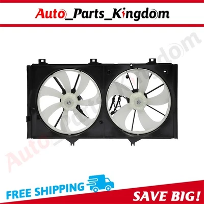 Conjunto de ventilador de refrigeración condensador de radiador para Toyota Avalon Camry 2005-2012 Foto 1 de 4