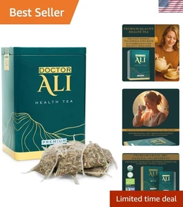 Doctor Ali Health Tea - Detergente e disintossicante con 11 erbe biologiche, 40 bustine di seta - Foto 1 di 9