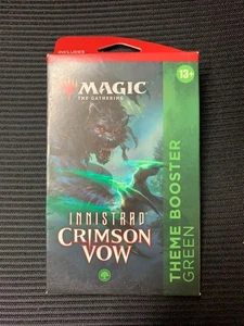 Magic The Gathering Innistrad Crimson Vow Theme Booster Green Brand New - Picture 1 of 2
